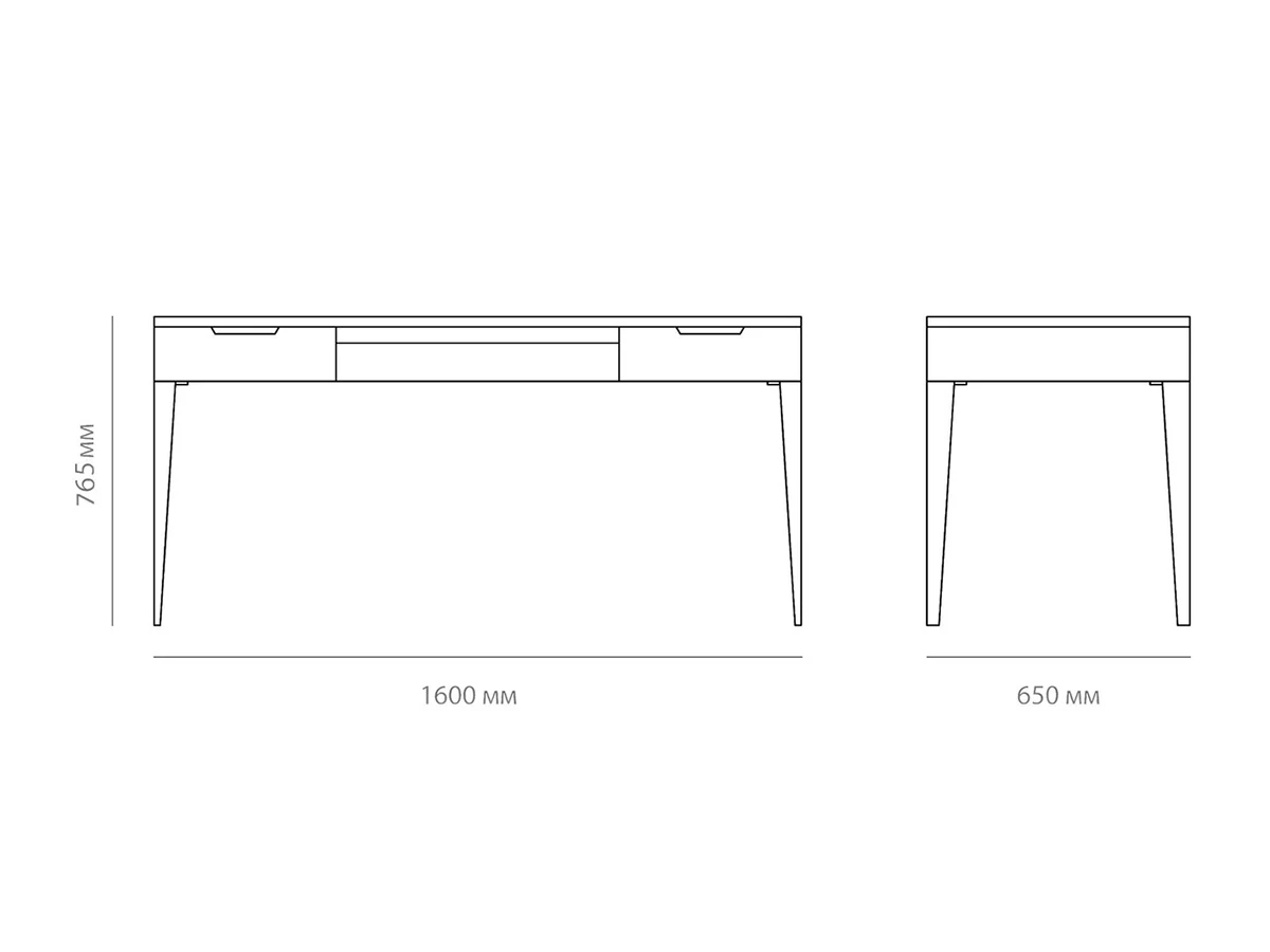Стол письменный LiNE 923091  - фото 3