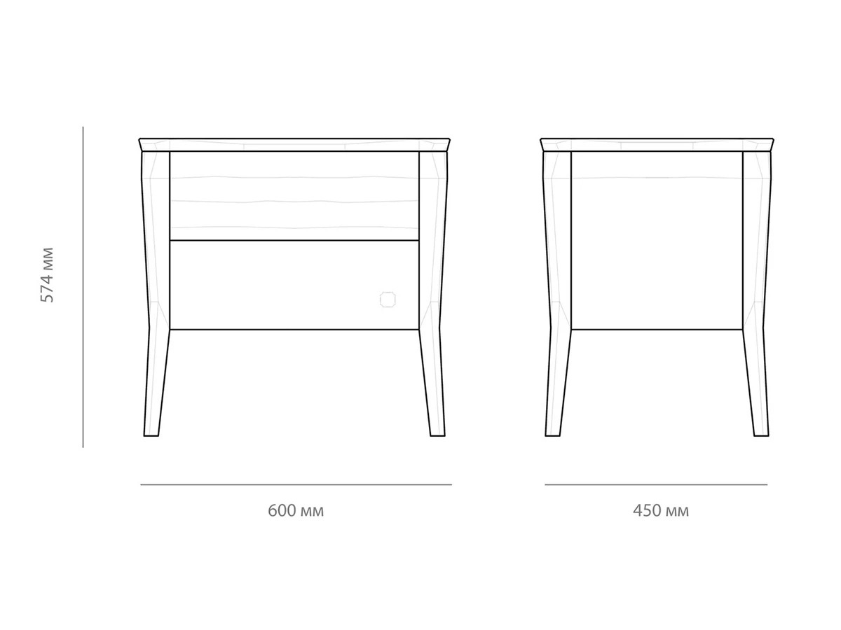 Тумба прикроватная FJORD 923118  - фото 4