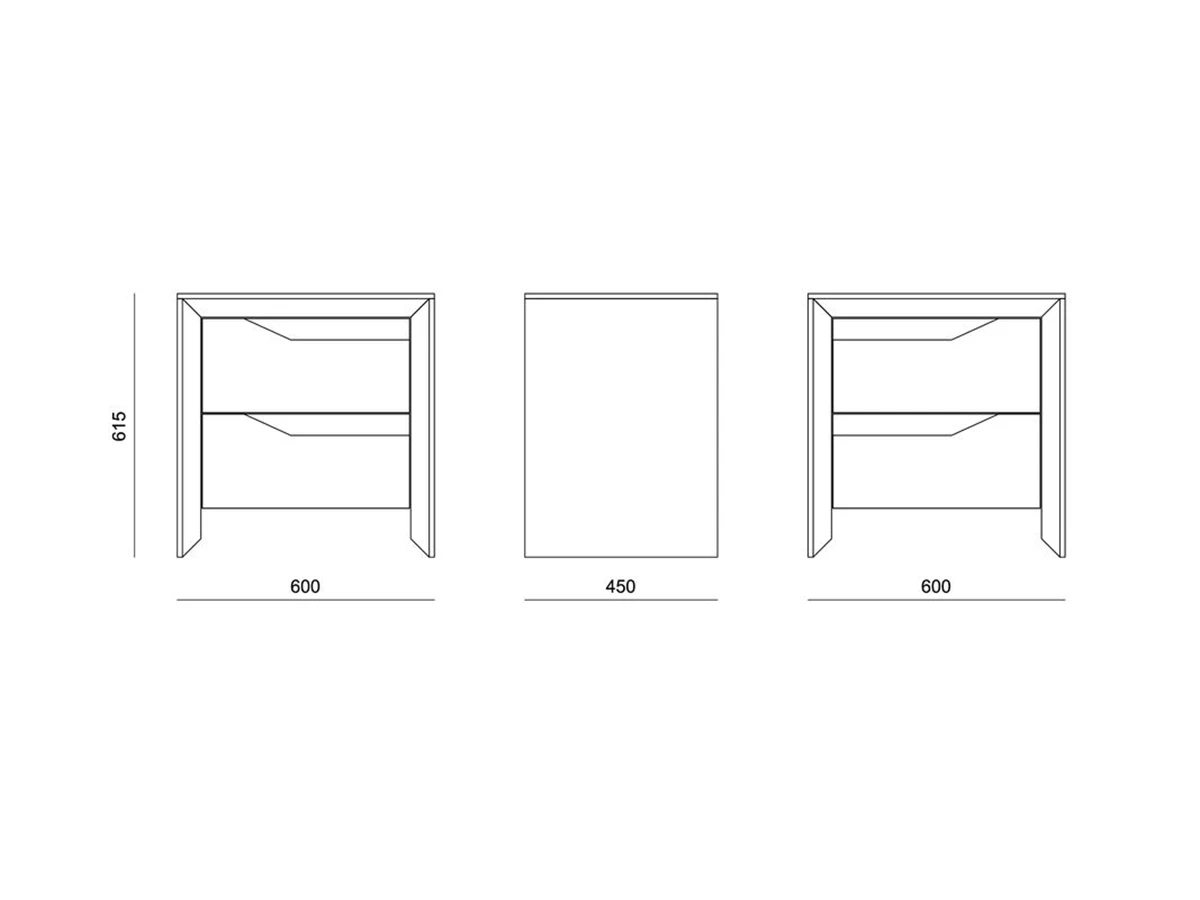 Тумба прикроватная FRAME 923129  - фото 3