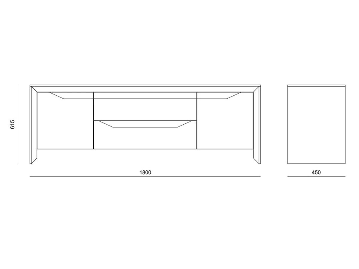 Тумба ТВ FRAME 923138  - фото 3