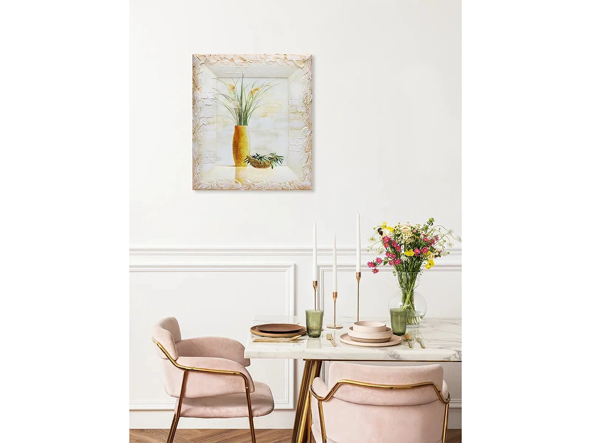 Репродукция картины Букетик в желтой вазе 923307  - фото 4