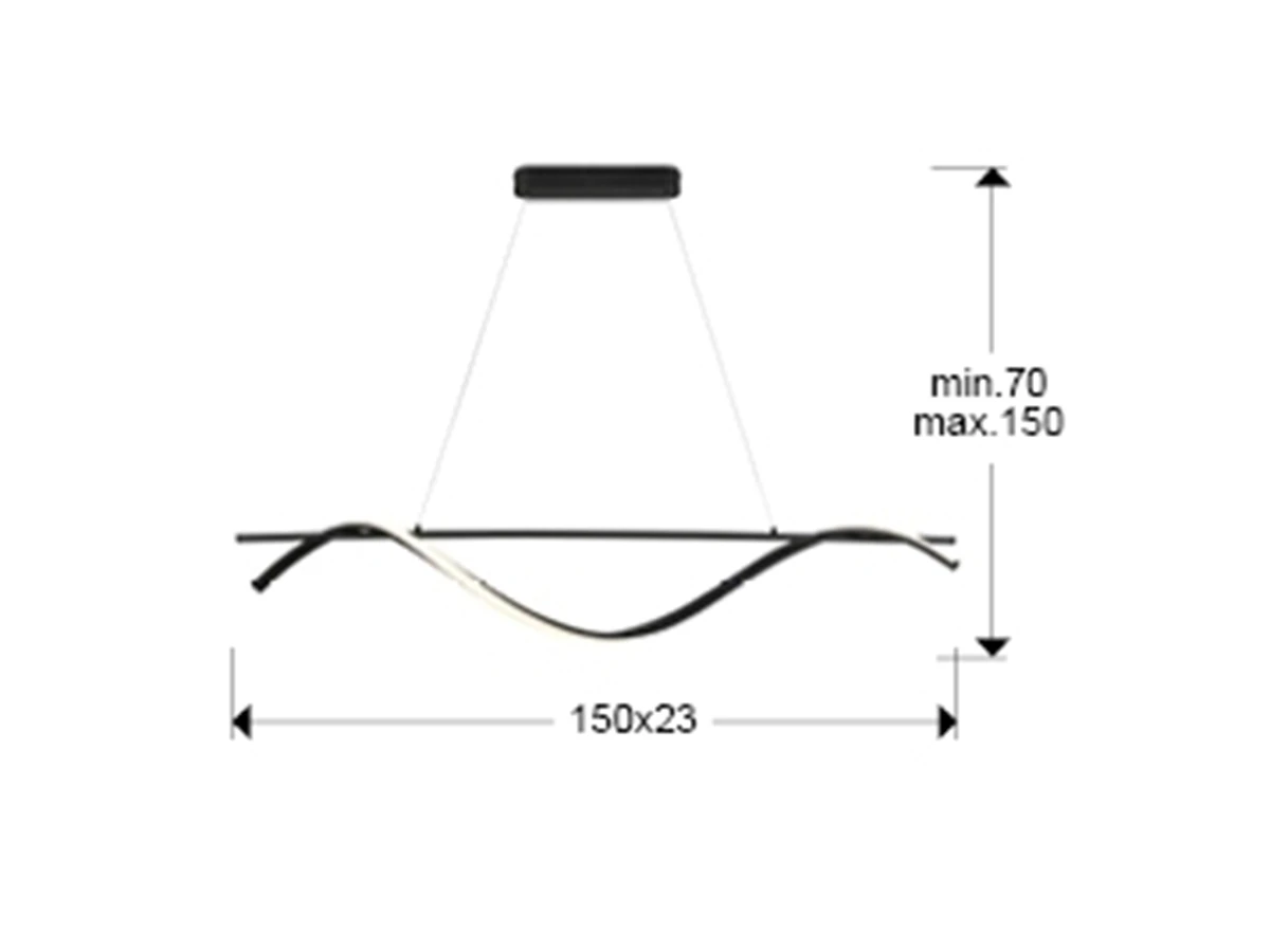 Подвесной светильник Boa 923370
