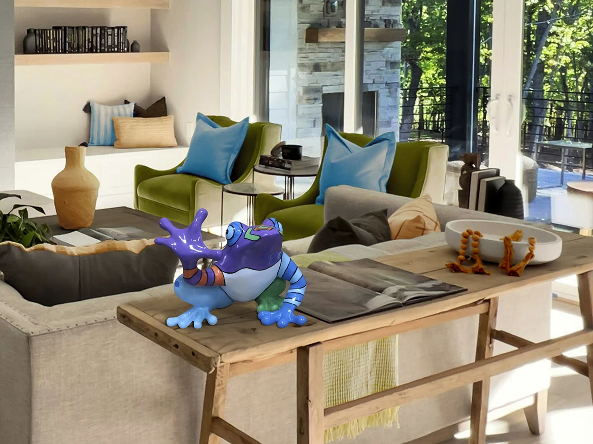 Фигурка лягушки Ranita COLORES 923374  - фото 3