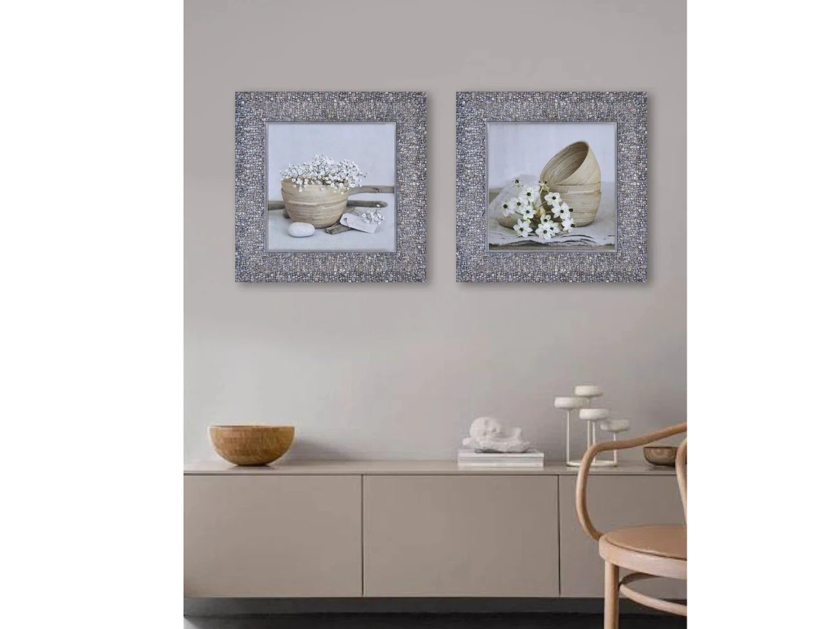 Картина Белые цветочки 923376  - фото 5