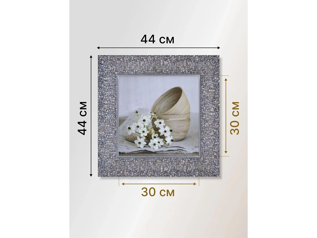 Картина Белые цветочки на столе 923383  - фото 3