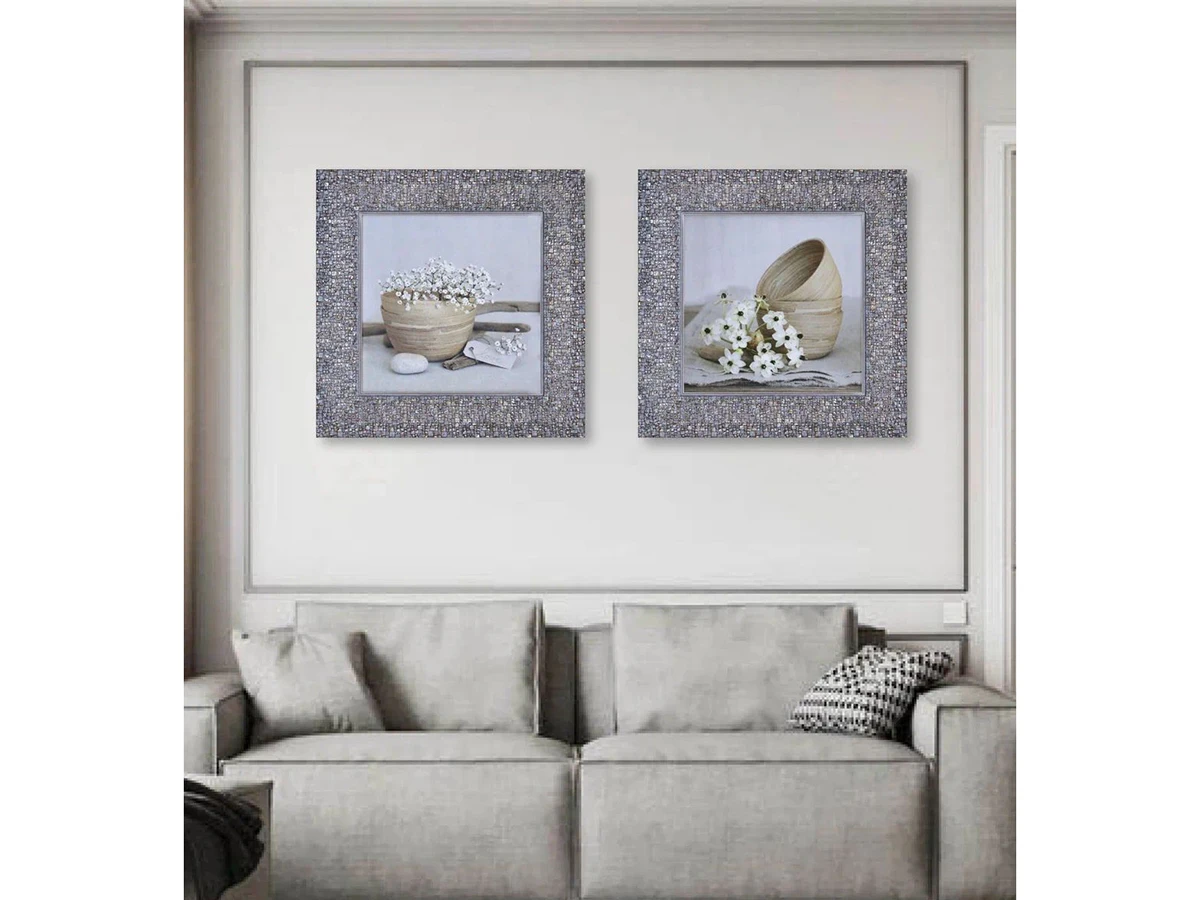 Картина Белые цветочки на столе 923383  - фото 5