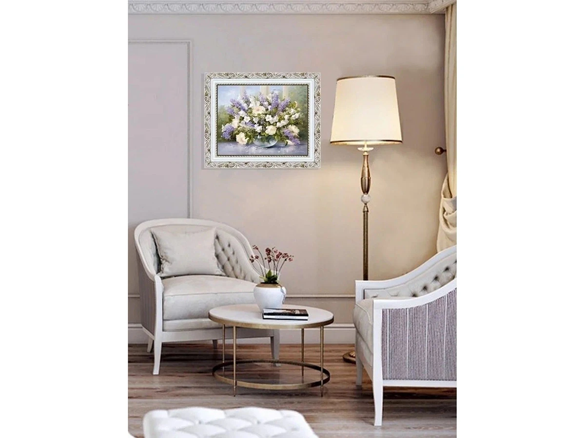 Картина Полевые цветы в вазе 923398  - фото 4