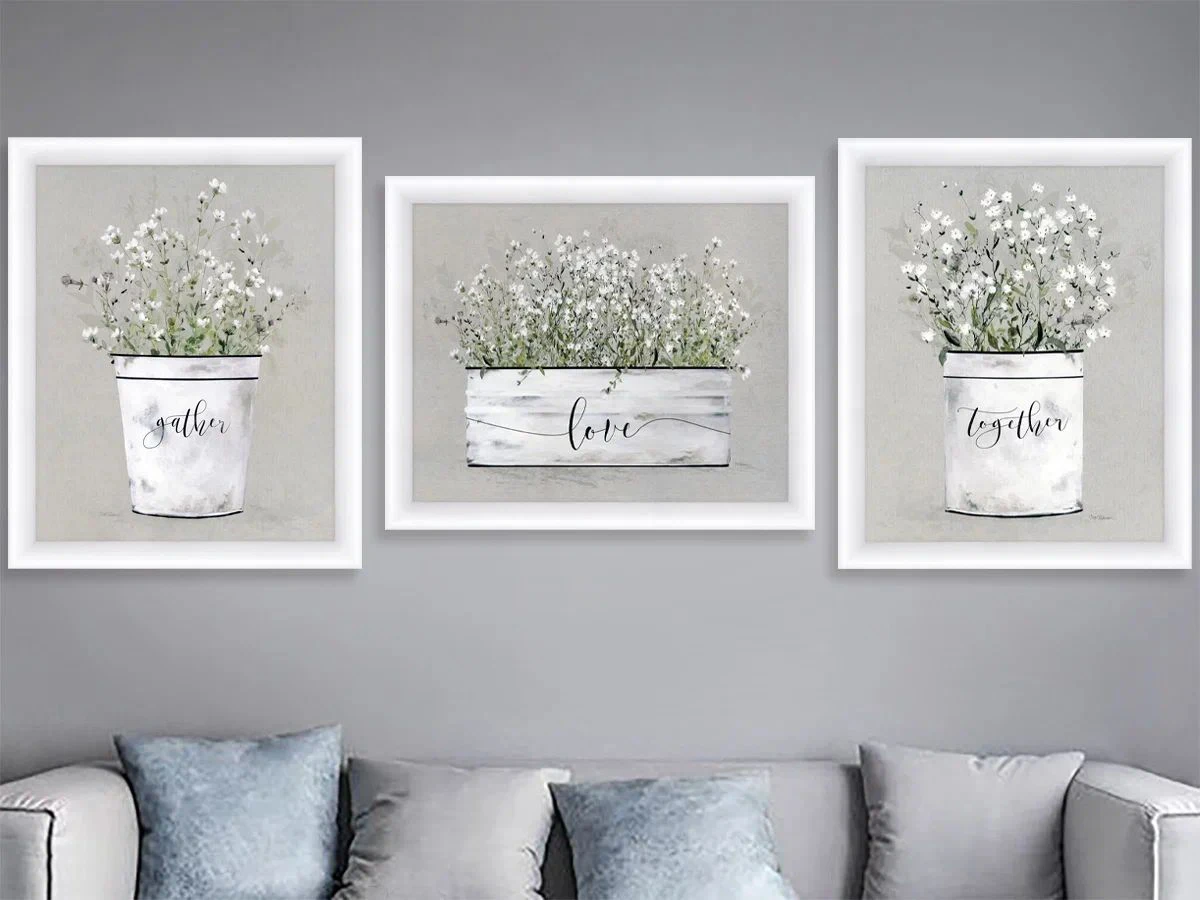 Картина Легкие белые цветы 923420  - фото 5