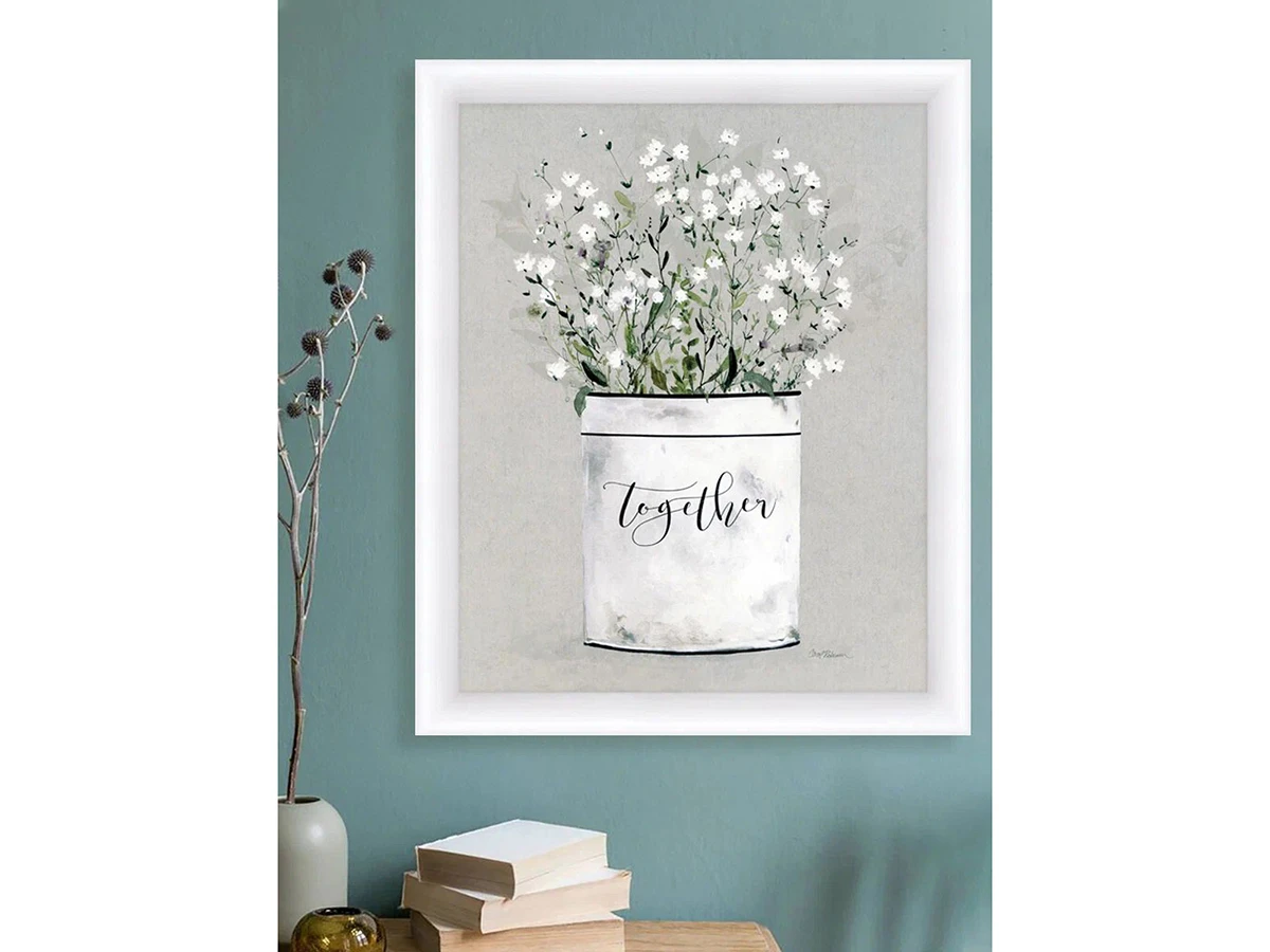 Картина Маленькие белые цветы 923424  - фото 3