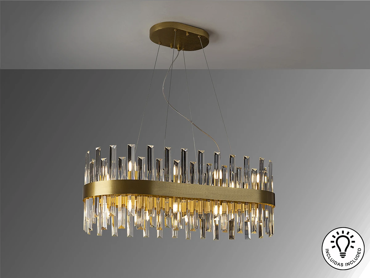 Люстра овальная Grace 923503  - фото 7