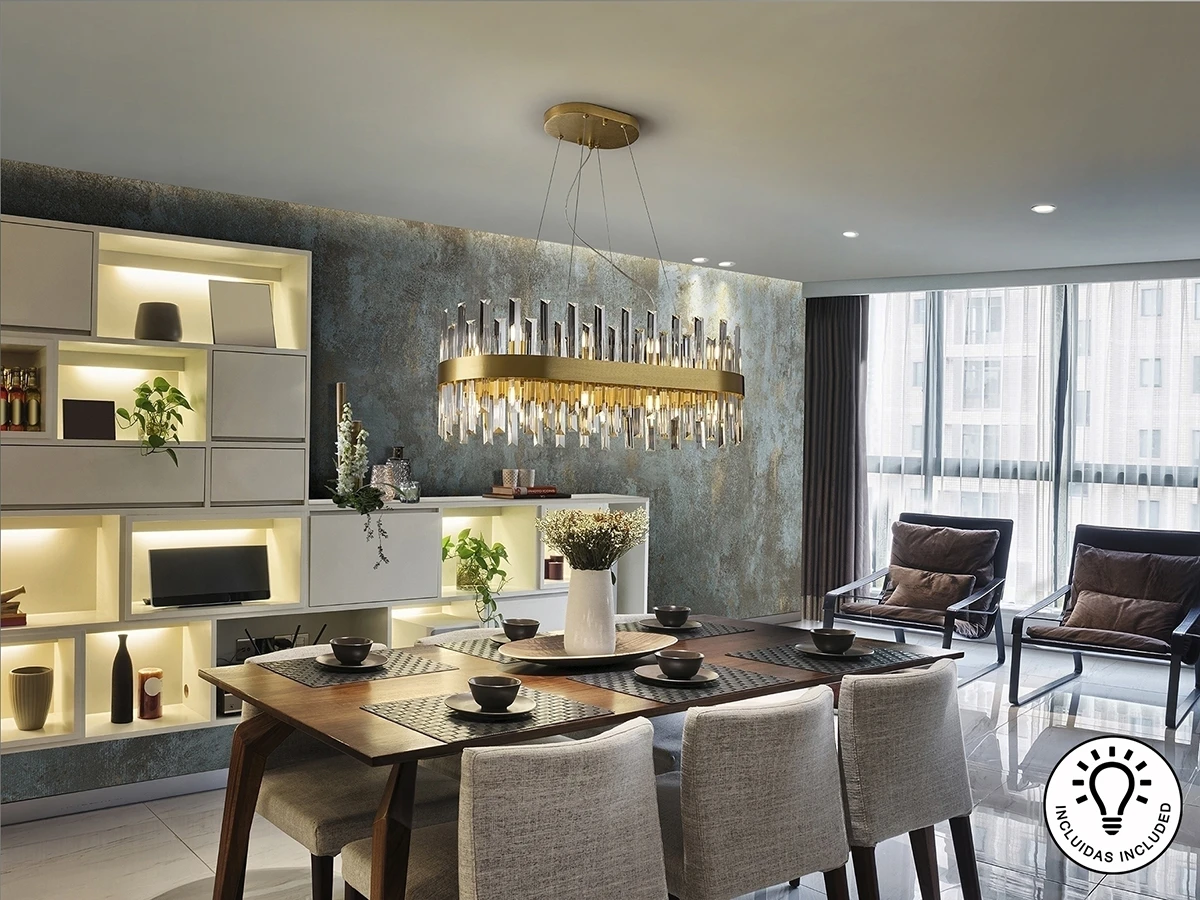 Люстра овальная Grace 923503  - фото 5