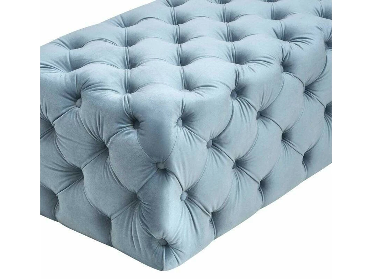 Банкетка Kaylee Velvet Sea Blue 923643  - фото 3