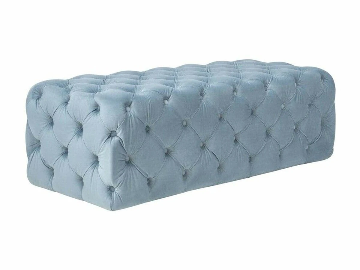 Банкетка Kaylee Velvet Sea Blue 923643  - фото 4