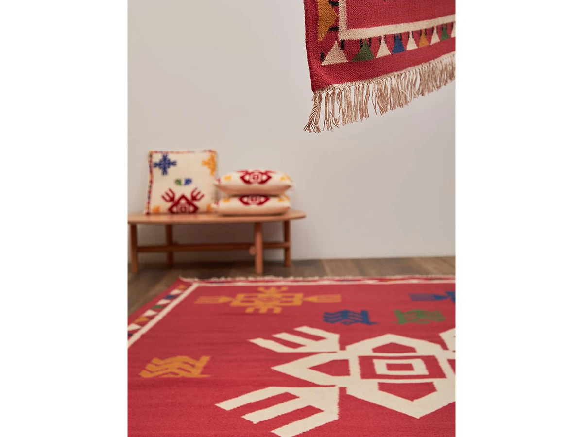 Ковер из шерсти по мотивам чувашских орнаментов 923950  - фото 5