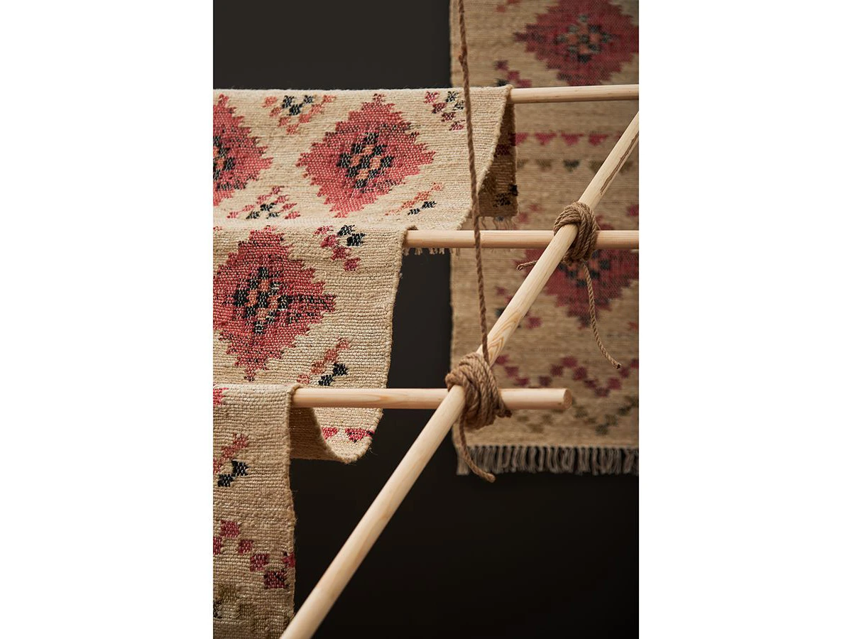 Ковер из шерсти по мотивам башкирских орнаментов 923992  - фото 3