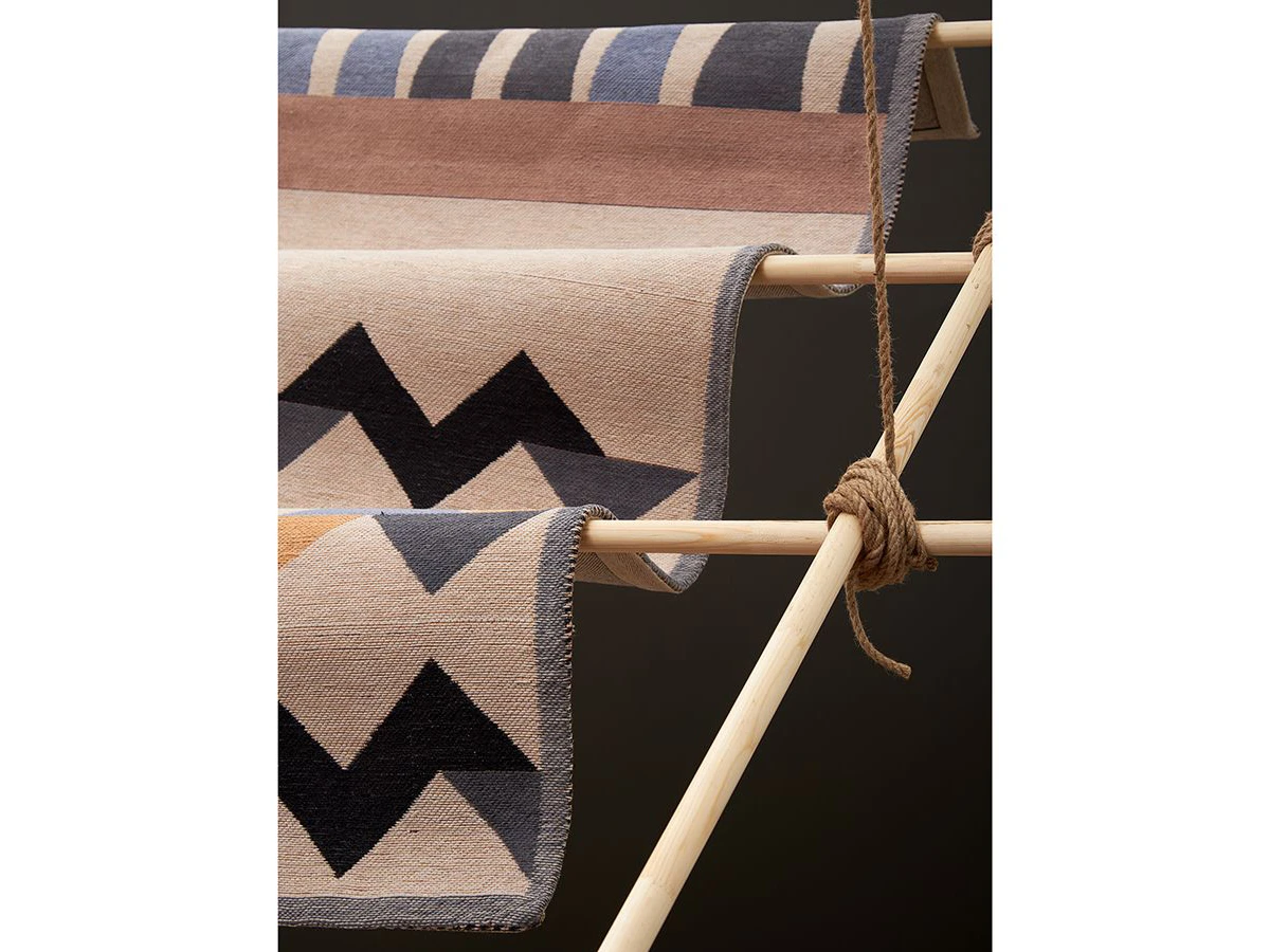 Ковер из хлопка по мотивам нанайских орнаментов 924047  - фото 5