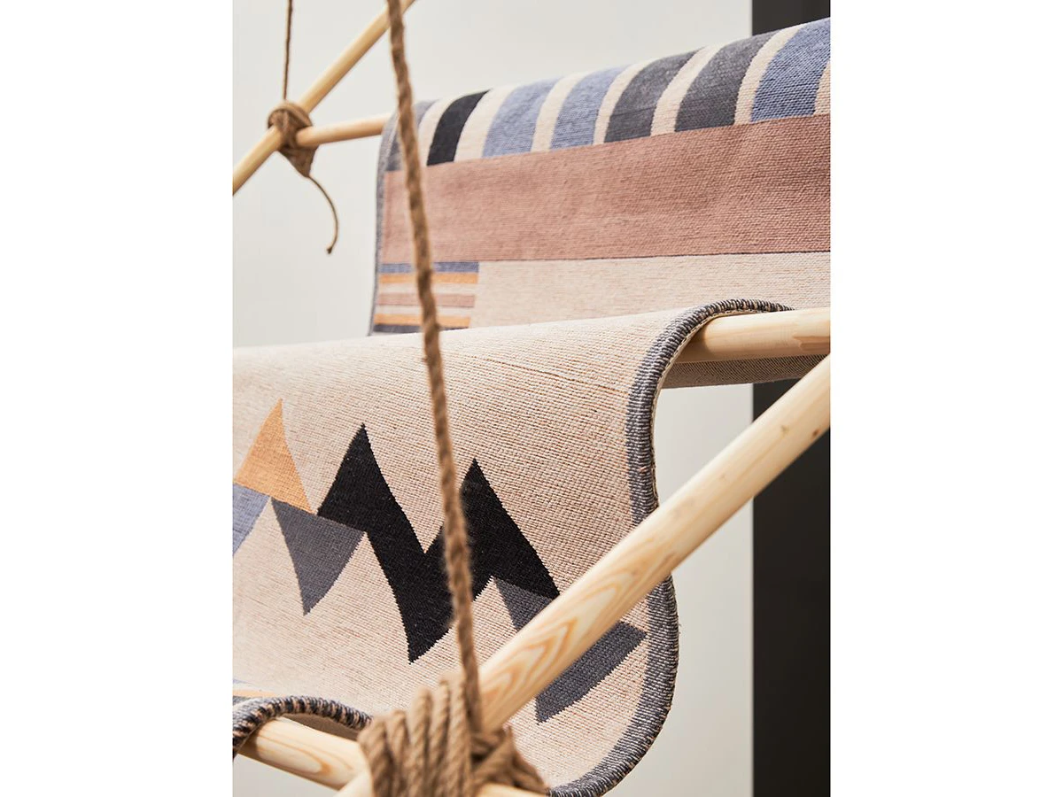 Ковер из хлопка по мотивам нанайских орнаментов 924047  - фото 4