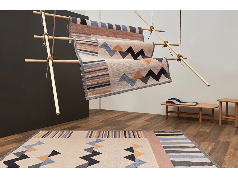 Ковер из хлопка по мотивам нанайских орнаментов 924064  - фото 3