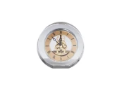 Часы настольные круглые, 12*5.3*12 см. цвет золото