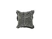 Подушка с бисером Зебра черный 45*45см