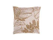 Подушка с бисером Пионы бежевый 45*45см