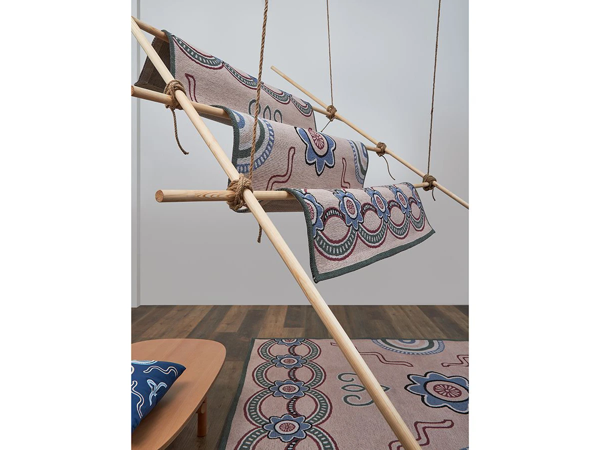 Ковер из хлопка по мотивам эвенских орнаментов 924102  - фото 3