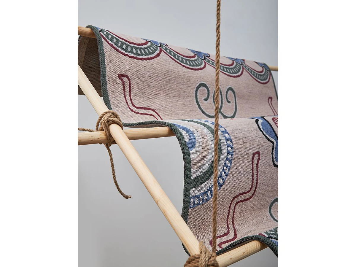 Ковер из хлопка по мотивам эвенских орнаментов 924115  - фото 4