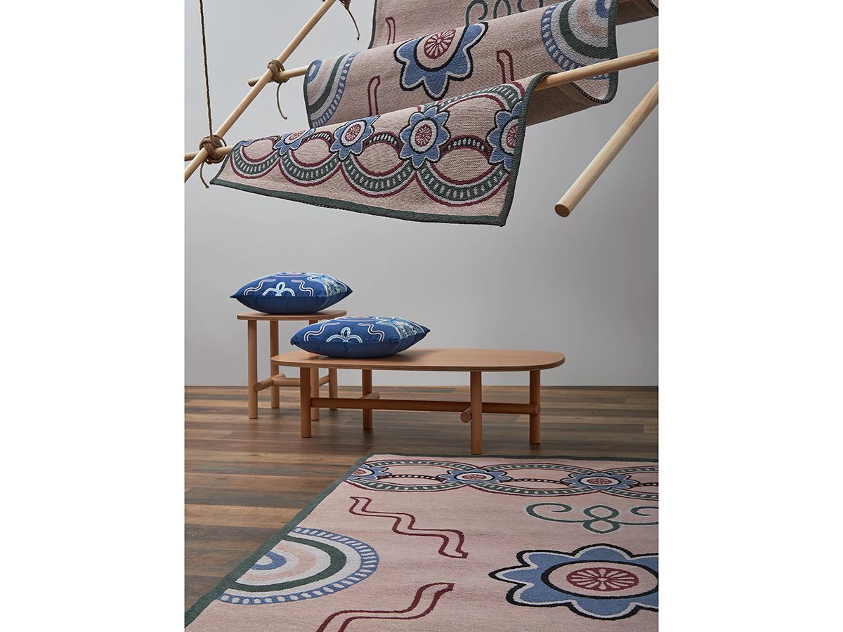 Ковер из хлопка по мотивам эвенских орнаментов 924115