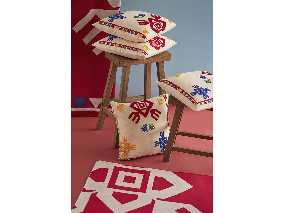 Подушка декоративная по мотивам чувашских орнаментов 924195  - фото 9