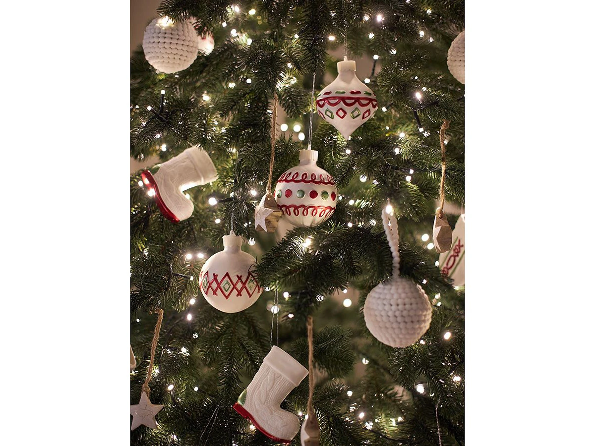 Набор ёлочных украшений Fluffy white, 3 шт. 924267  - фото 8