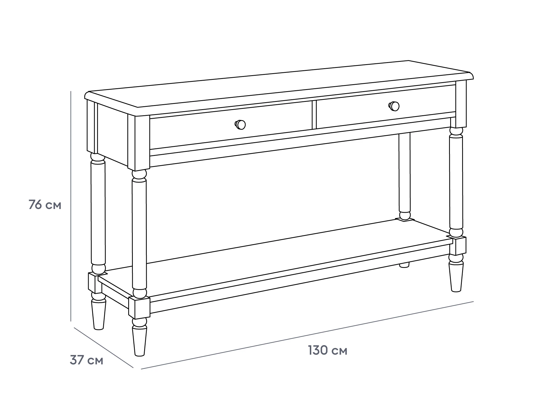 Стол консольный Blues 924617  - фото 5