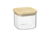 Банка для хранения квадратная Glass Bamboo