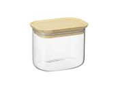 Банка для хранения прямоугольная Glass Bamboo