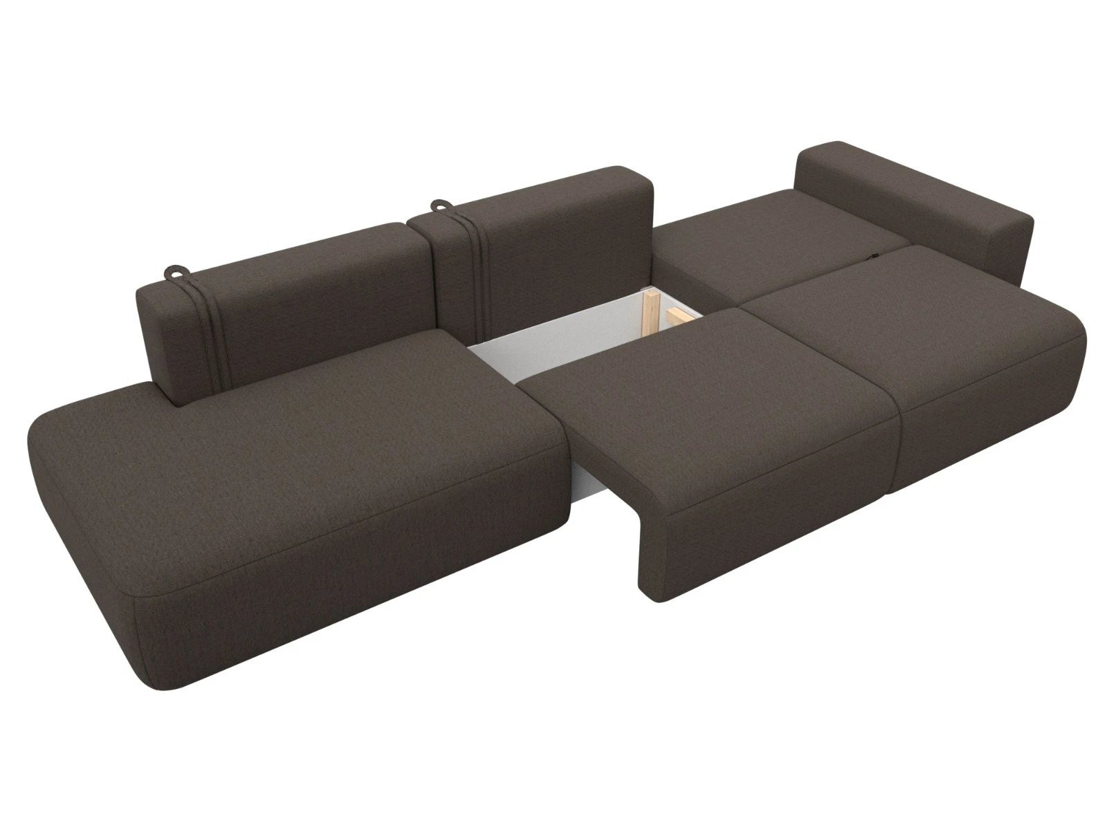 Диван прямой Лига-036 НПБ Модерн Лонг подлокотник справа 925026  - фото 8