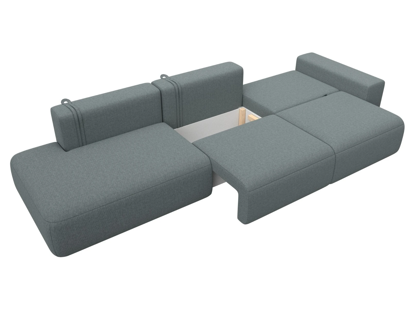 Диван прямой Лига-036 НПБ Модерн Лонг подлокотник справа 925028  - фото 8