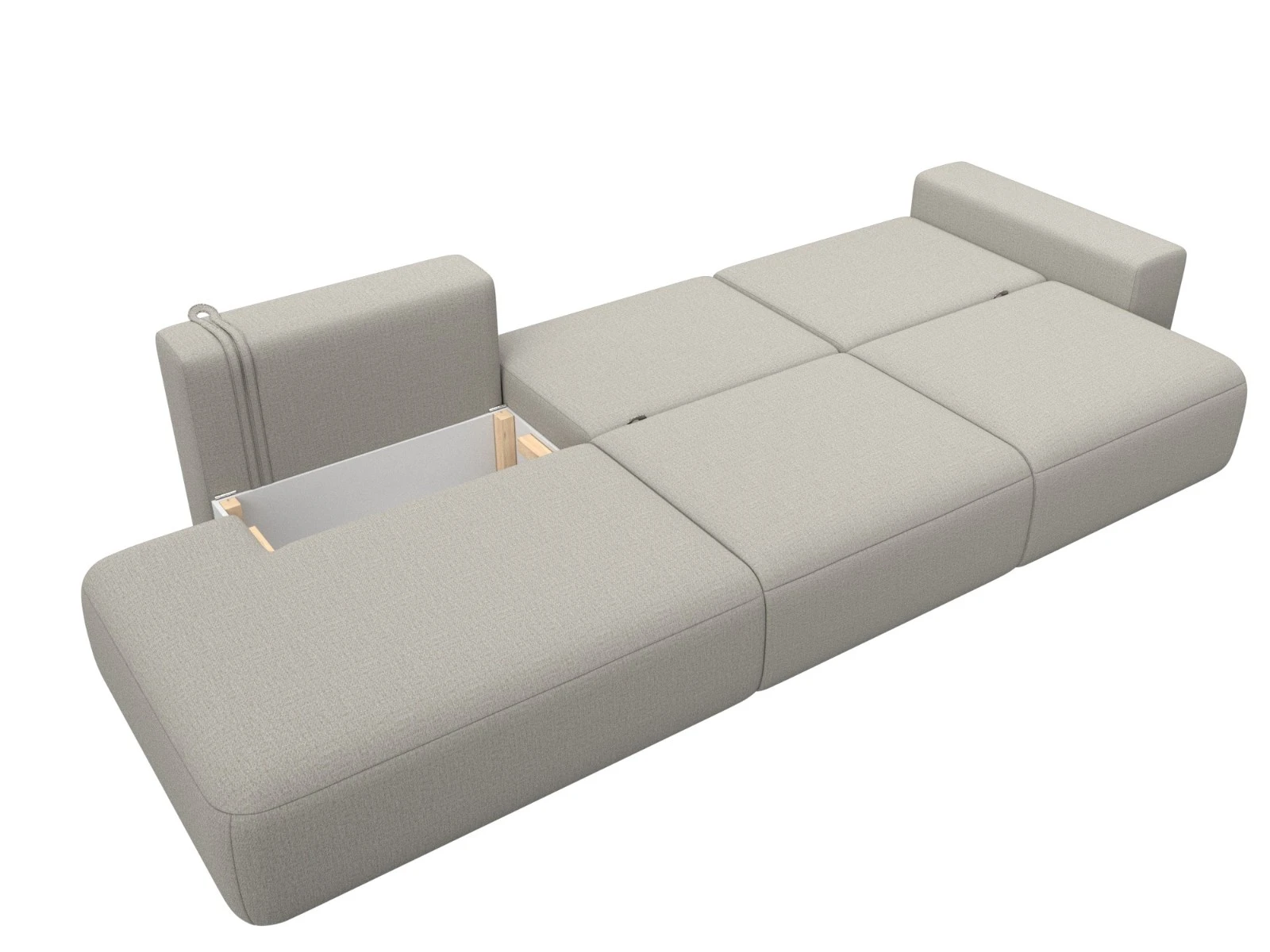 Диван прямой Лига-036 НПБ Модерн Лонг подлокотник справа 925029  - фото 9