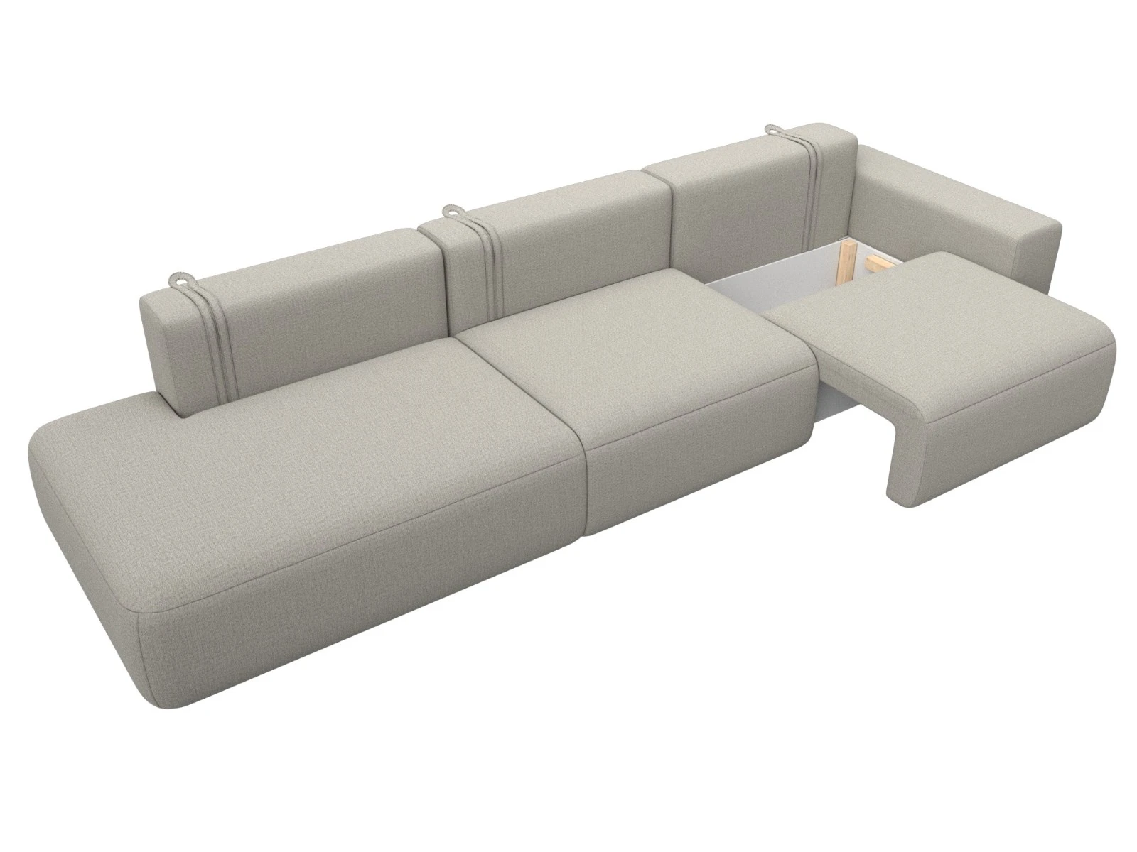 Диван прямой Лига-036 НПБ Модерн Лонг подлокотник справа 925029  - фото 7