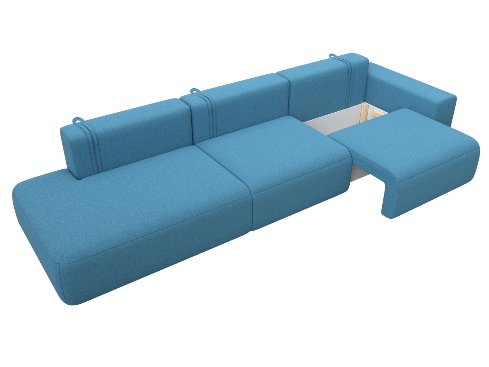 Диван прямой Лига-036 НПБ Модерн Лонг подлокотник справа 925030  - фото 7