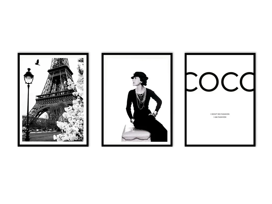 Набор постеров Коко Шанель №3 640158  - фото 1