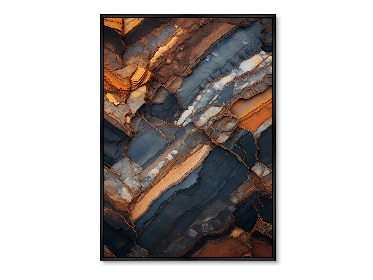 Репродукция картины на холсте Stone color palette, No 1, 2024г. 925831