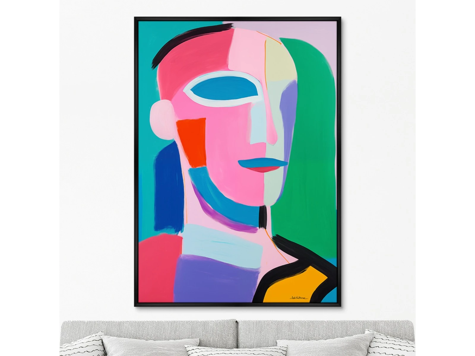 Репродукция картины на холсте В образе Маски № 2, 2024г. 925834