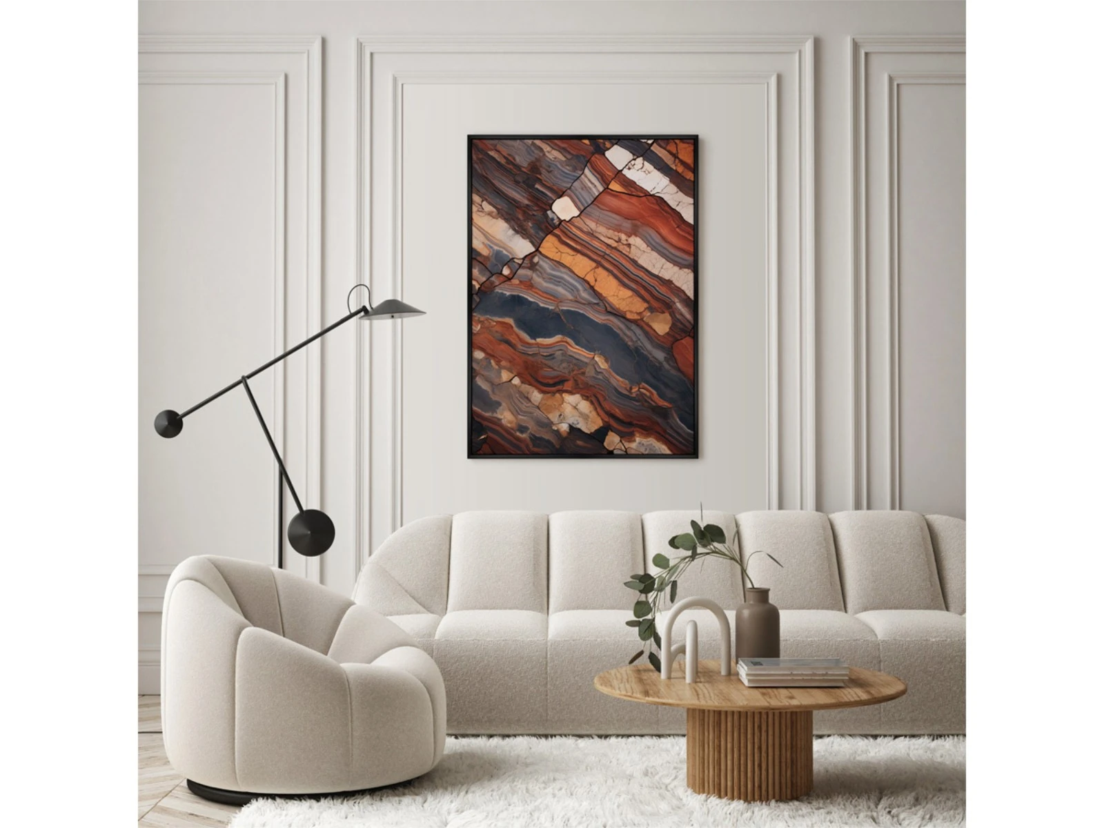 Репродукция картины на холсте Палитра камня № 2, 2024г. 925836  - фото 3