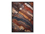 Репродукция картины на холсте Stone color palette, No 2, 2024г.