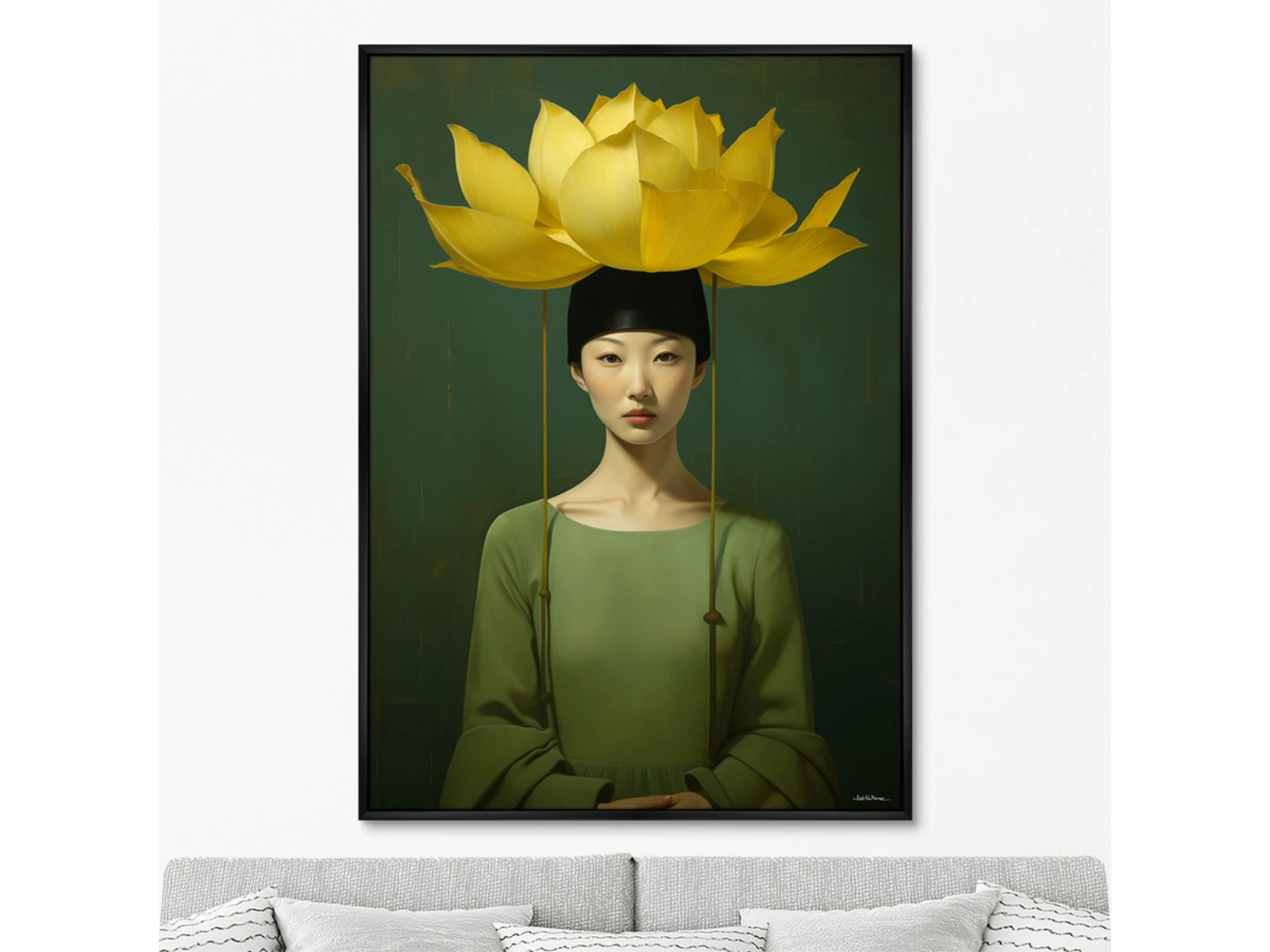 Репродукция картины на холсте Vibe collection, Blooming soul, 2024г. 925882