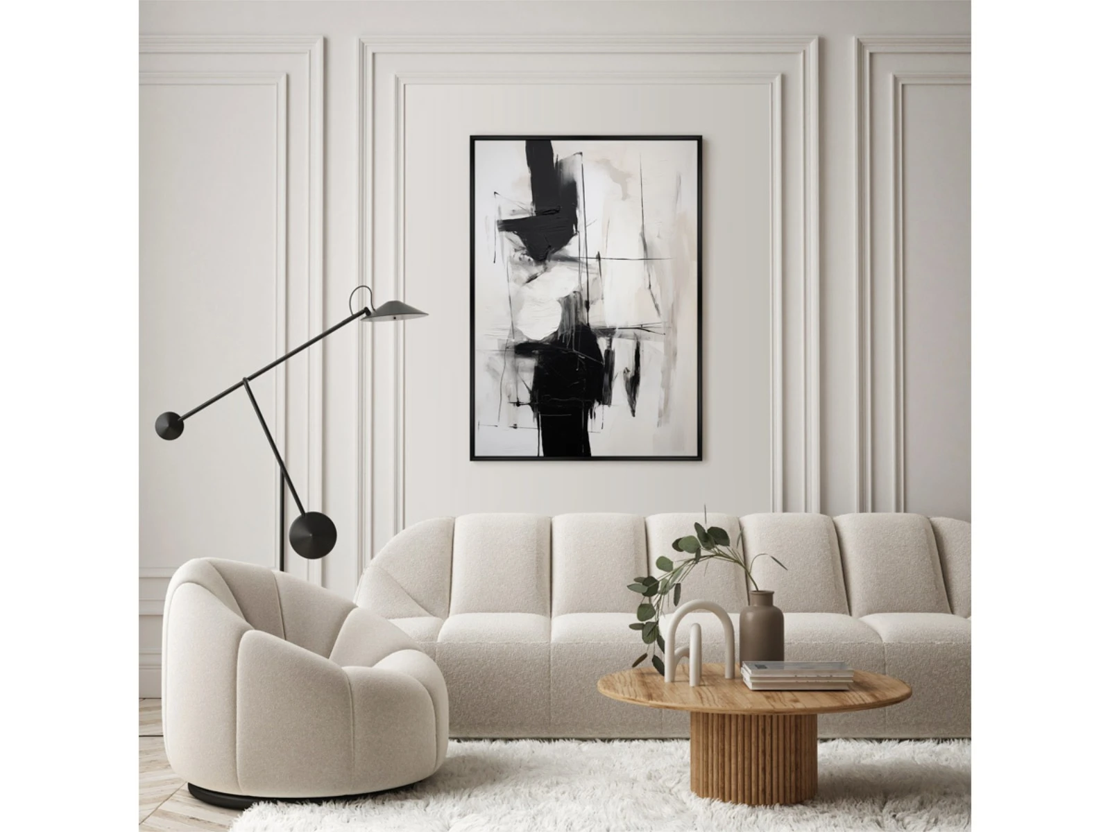 Репродукция картины на холсте Espacio abstracto, No 1, 2024г. 925910  - фото 3