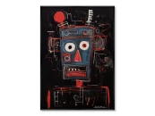 Репродукция картины на холсте Robots, the joy of being, No 2, 2024г.