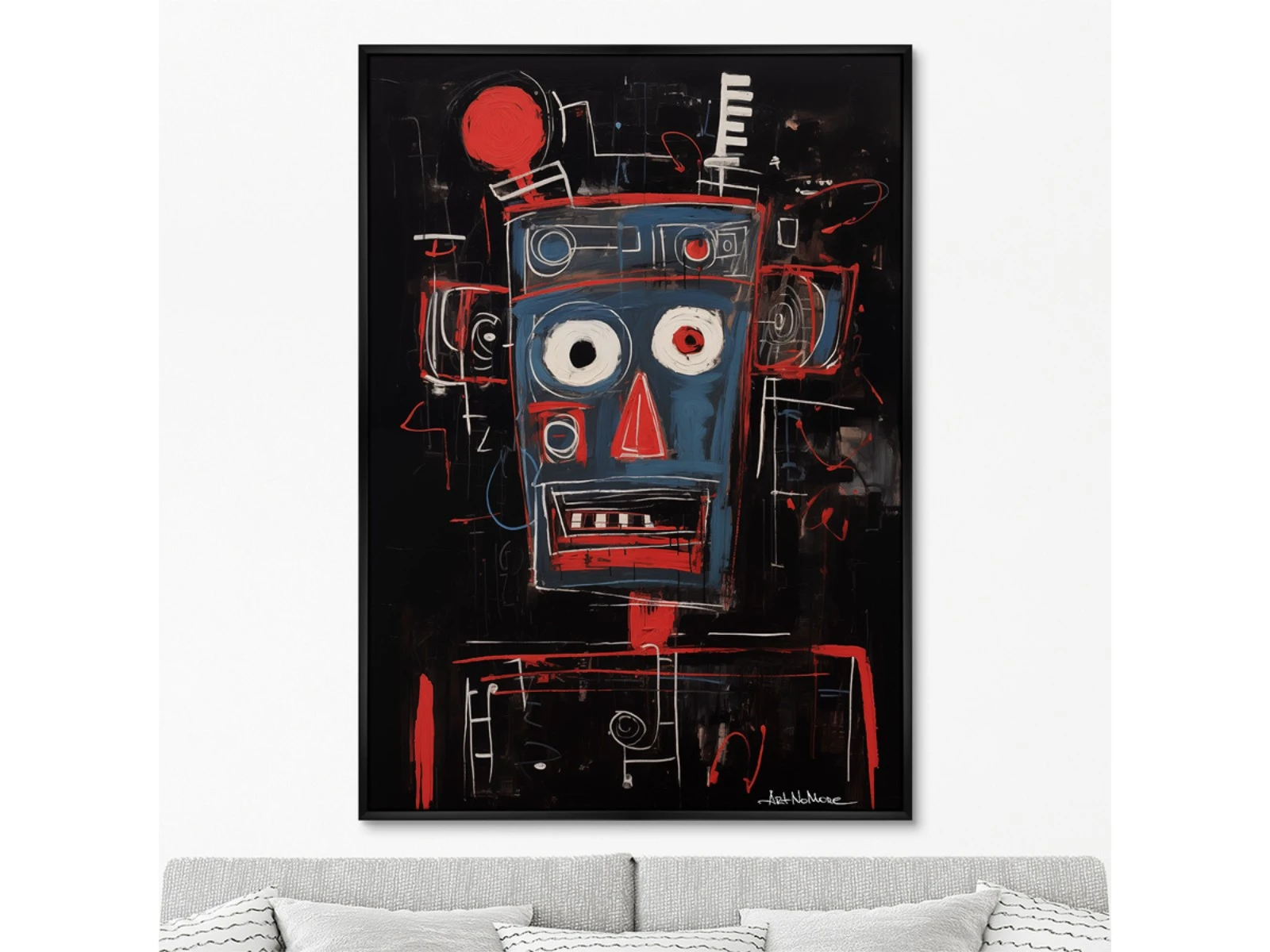 Репродукция картины на холсте Robots, the joy of being, No 2, 2024г. 925985