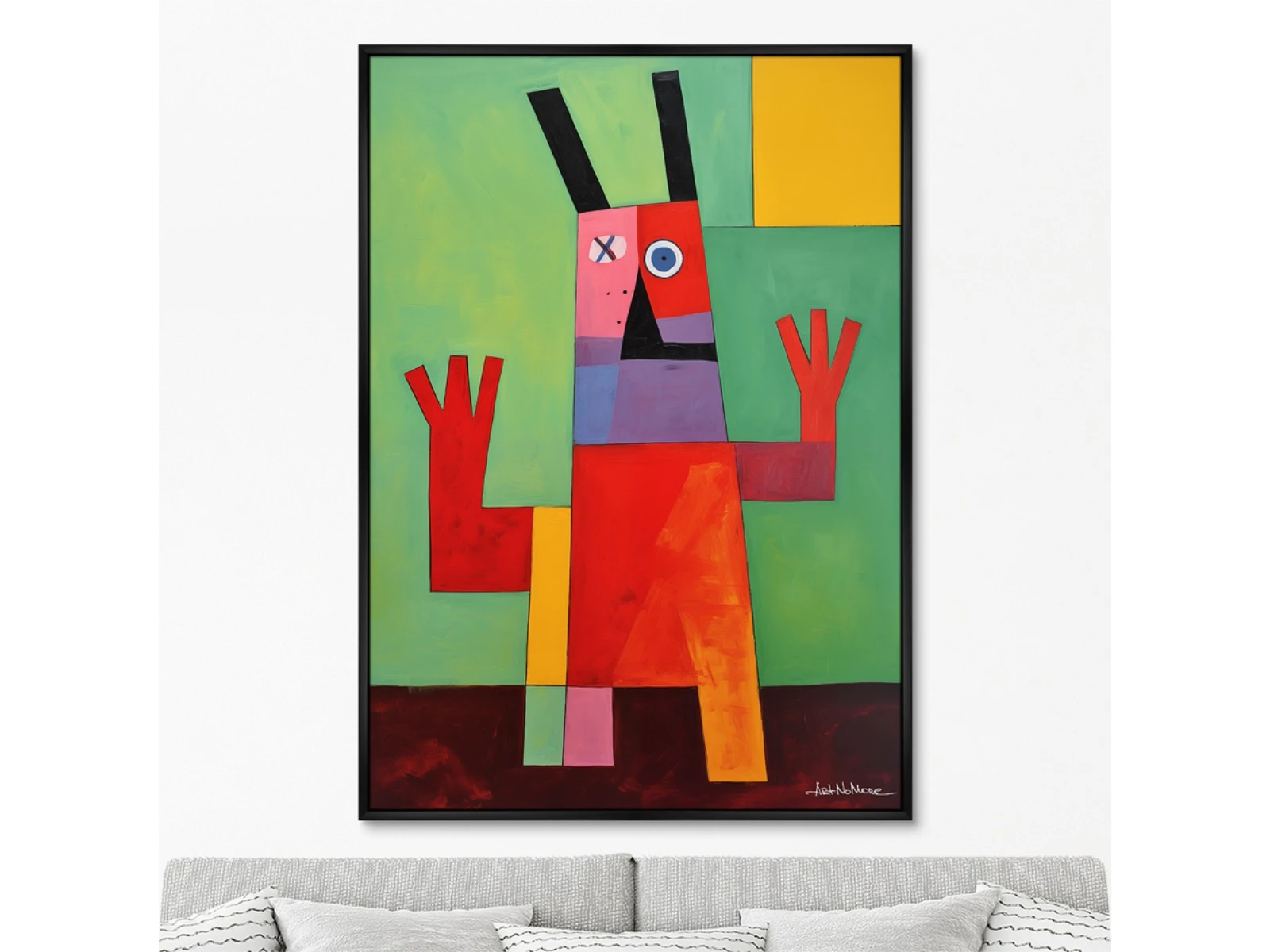 Репродукция картины на холсте Happy Creatures, No 1, 2024г. 926088