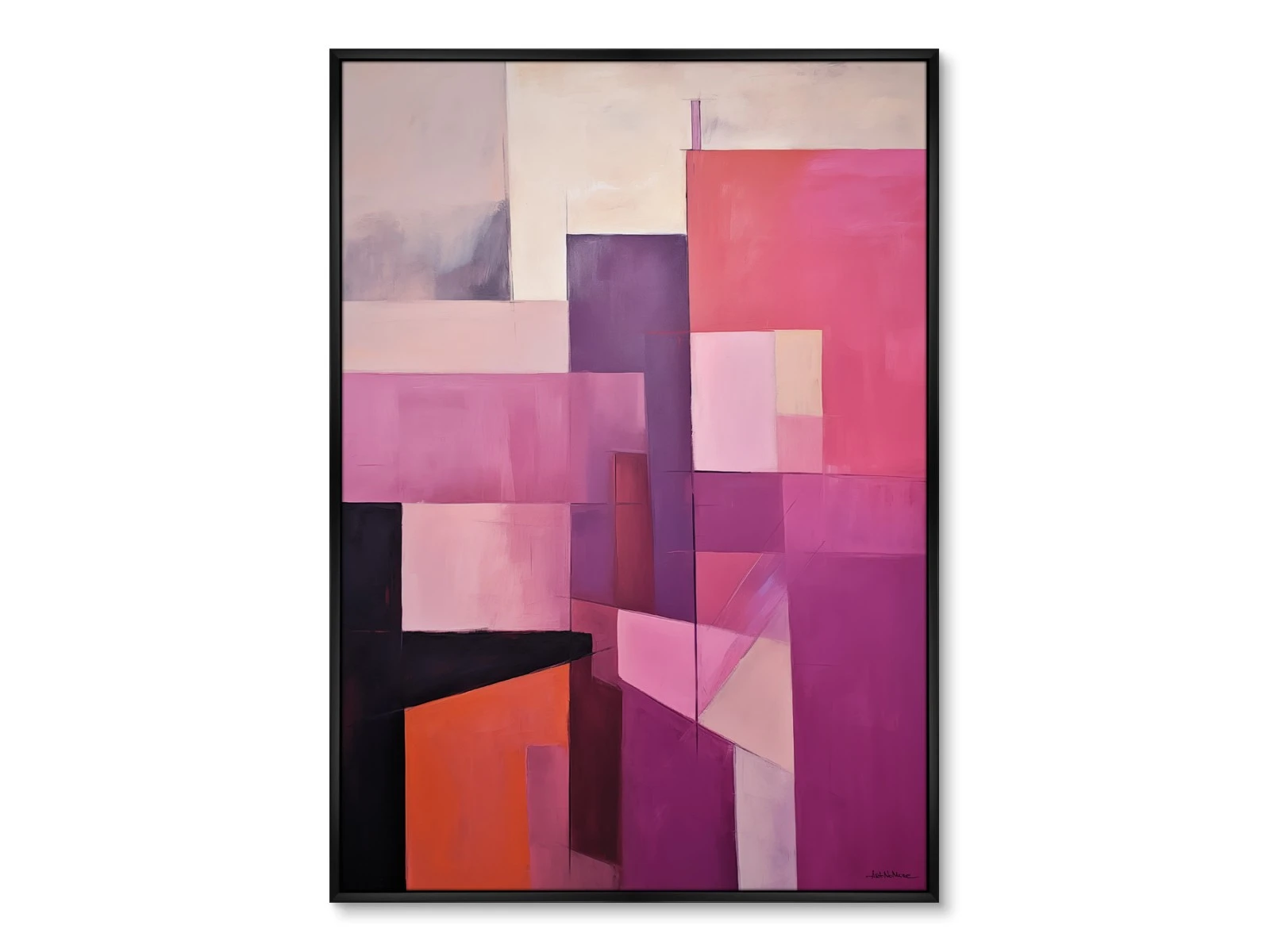 Репродукция картины на холсте Espace urbain, No 2, 2024г. 926095