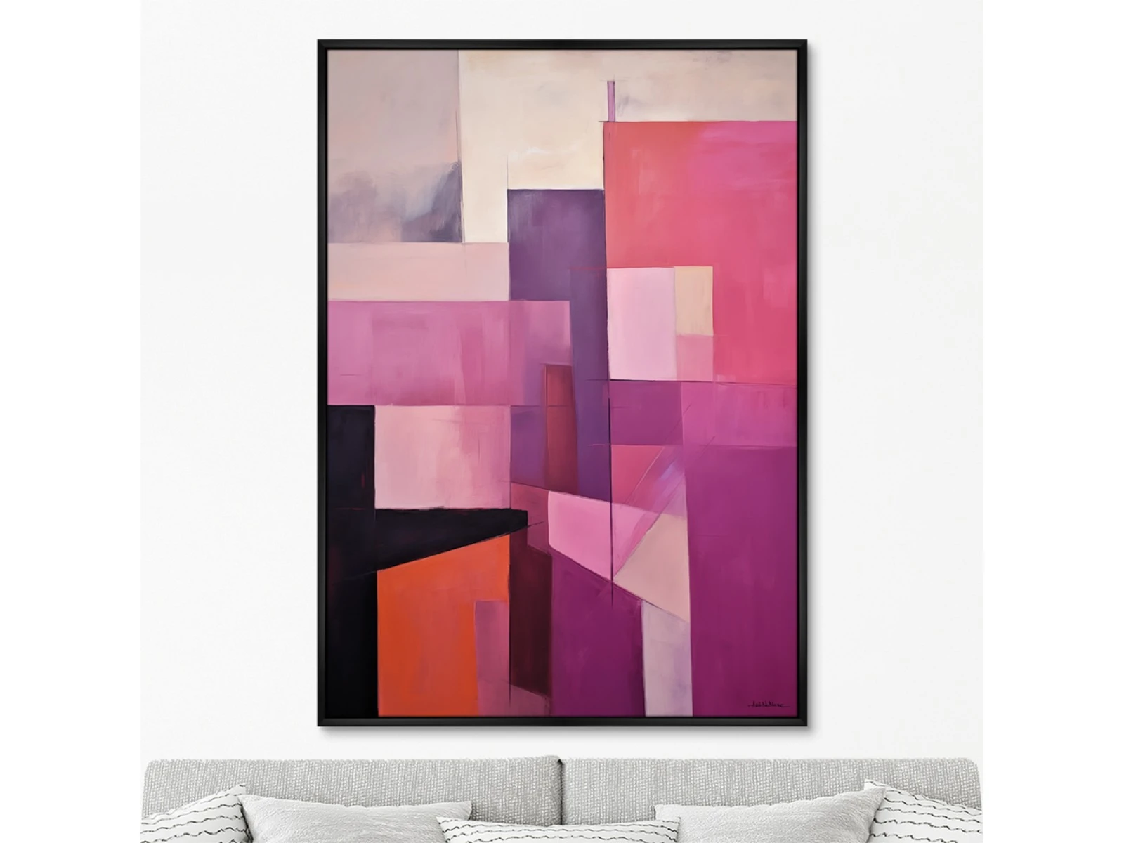 Репродукция картины на холсте Espace urbain, No 2, 2024г. 926095